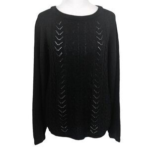 Lissy Black Sweater Size Small NWT Black Shimmer Sweater